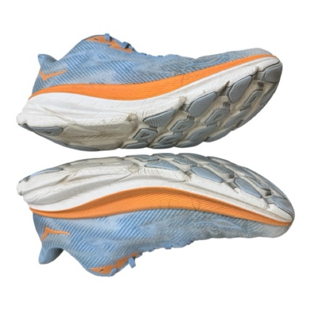 HOKA Women's Blue and Orange Athletic Shoes - Picture 6 of 8